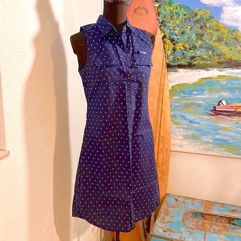 ⭐️Columbia, Super Bonehead,Button-Front Dress w/POCKETS! Excellent condition,S - Picture 5 of 15